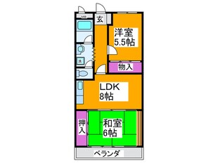 サンヒルズ光明池の物件間取画像